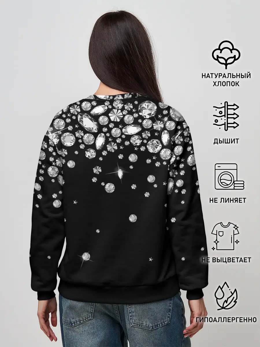 Женский свитшот / Бриллианты