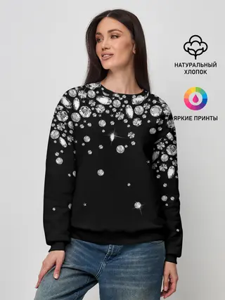 Женский свитшот / Бриллианты