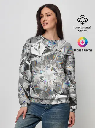 Женский свитшот / Бриллиантовый блеск