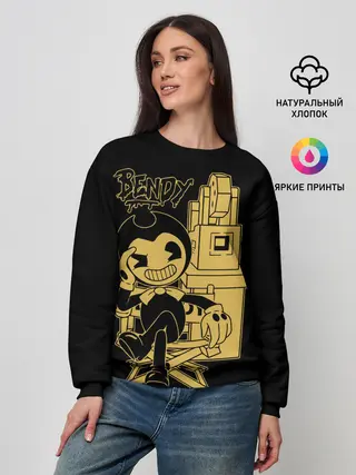 Женский свитшот / Bendy And The Ink Machine