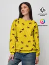 Женский свитшот / Пчелы в сотах