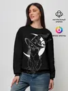Женский свитшот / Кошка колдунья