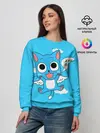 Женский свитшот / Happy cat
