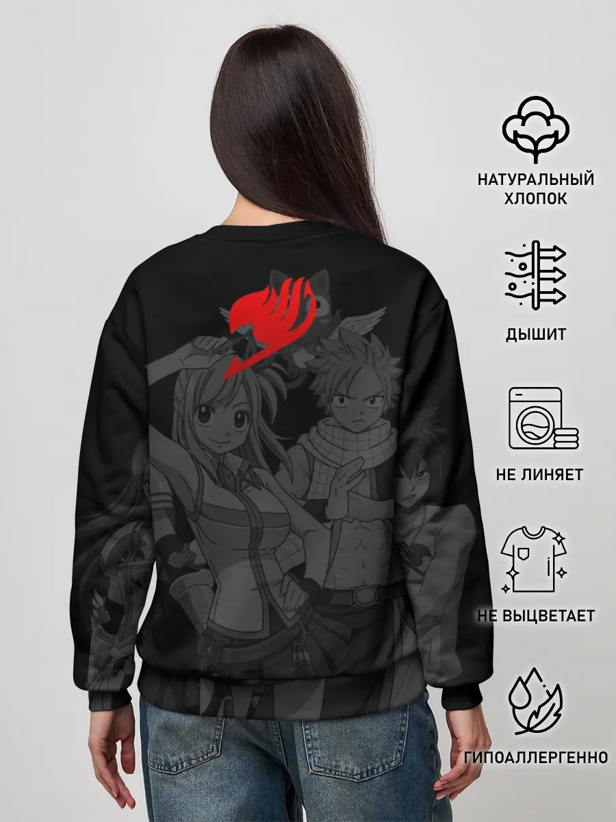 Женский свитшот / Fairy Tail, Нацу