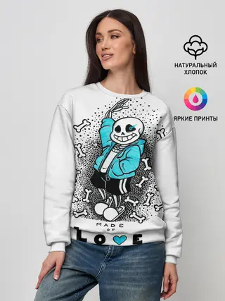 Женский свитшот / Made of love