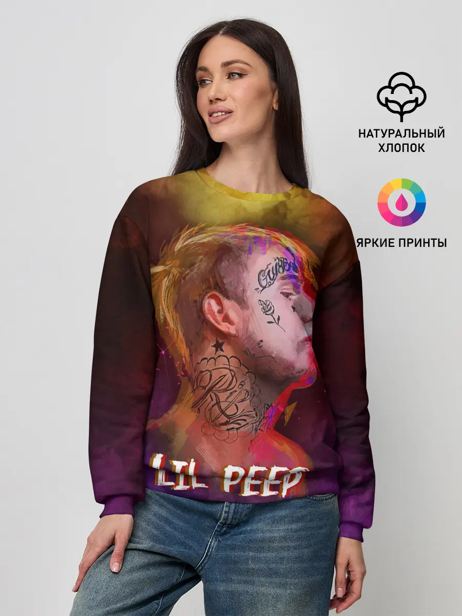 Женский свитшот / Lil Peep ART
