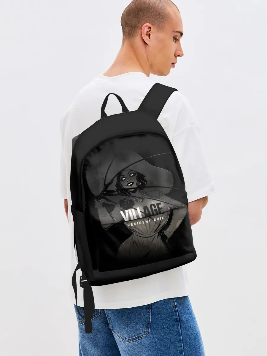 Рюкзак джинсовый / Resident Evil Леди Димитреску