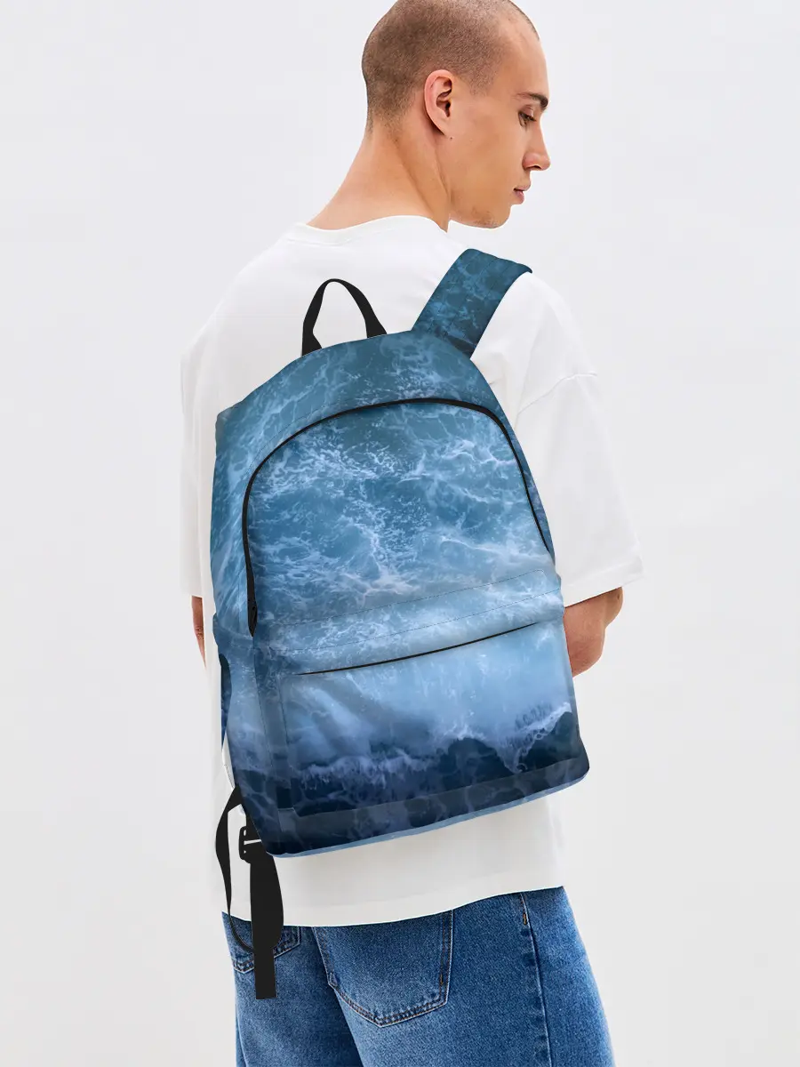 Рюкзак джинсовый / океан