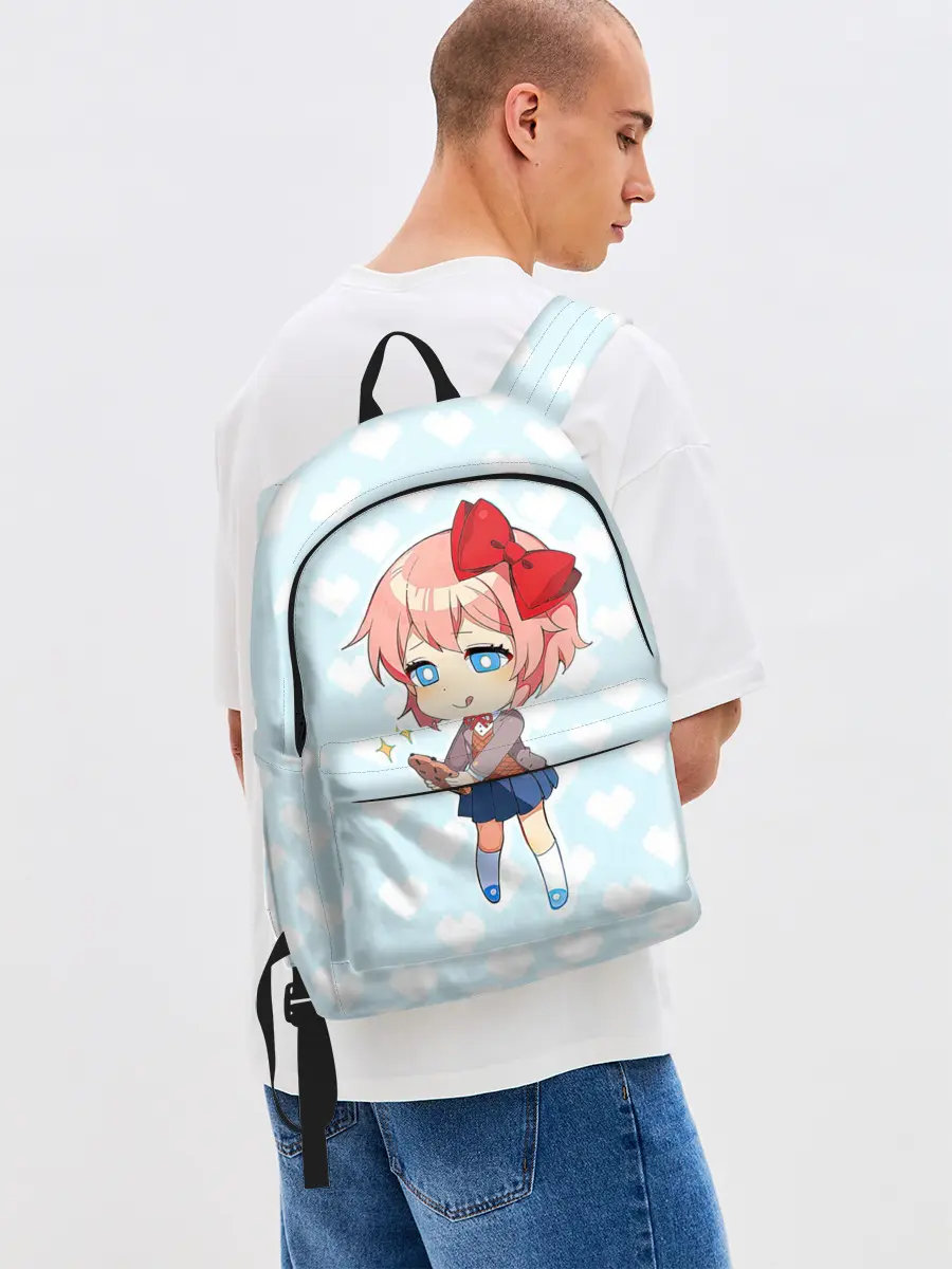 Рюкзак джинсовый / Chibi Sayori