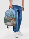 Рюкзак джинсовый / Морская черепаха