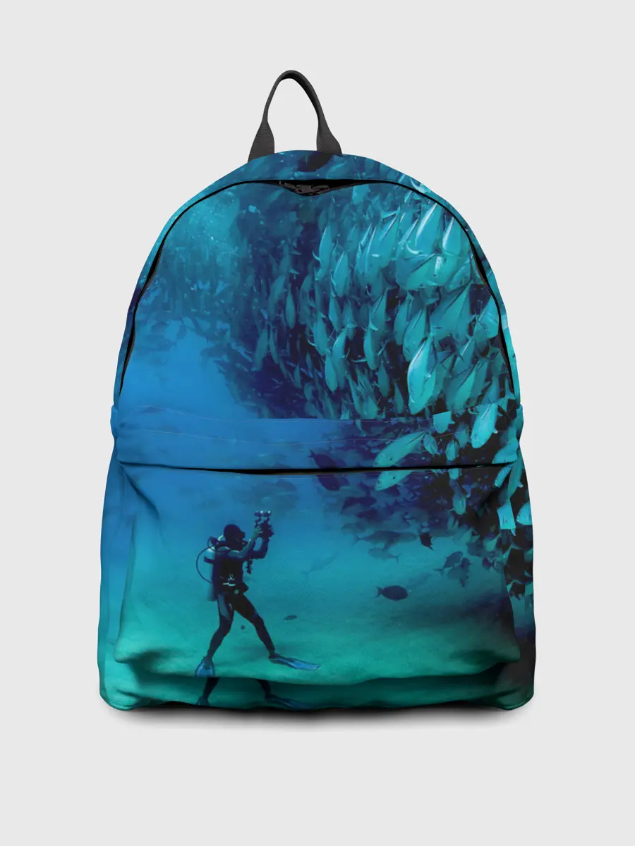 Рюкзак джинсовый / Фото дайвинг