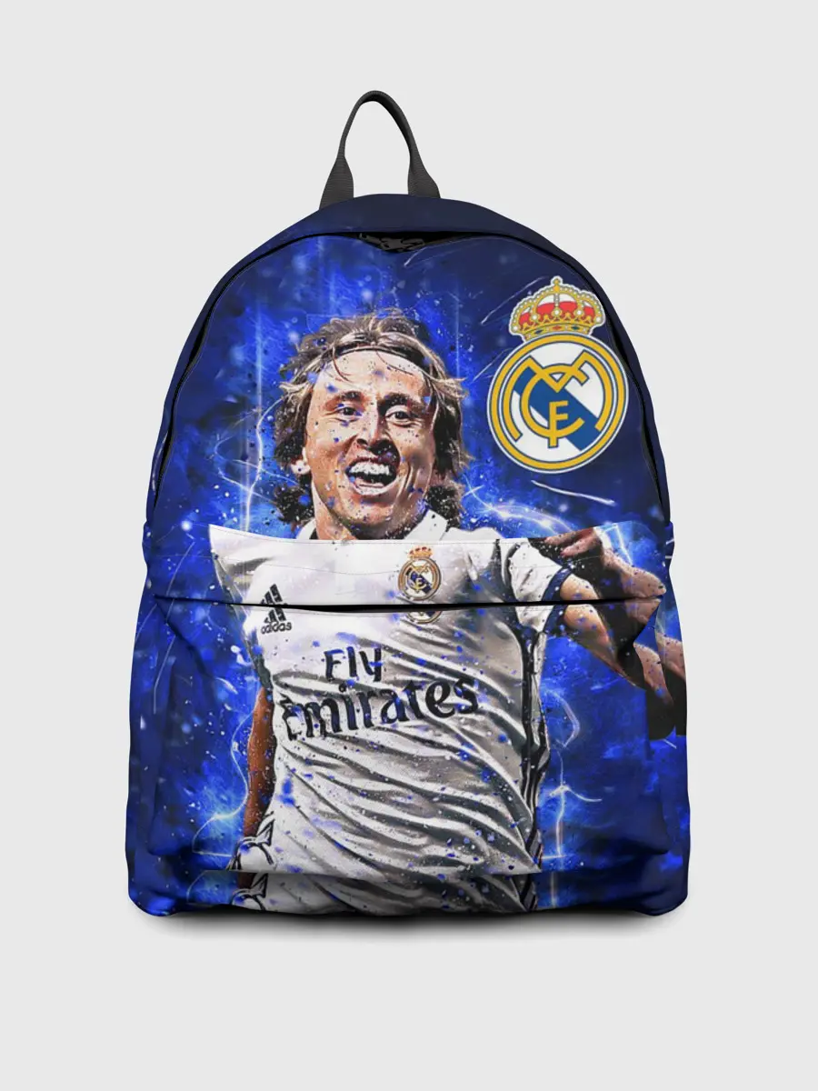 Рюкзак джинсовый / ЛУКА МОДРИЧ / РЕАЛ МАДРИД