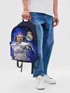 Рюкзак джинсовый / ЛУКА МОДРИЧ / РЕАЛ МАДРИД
