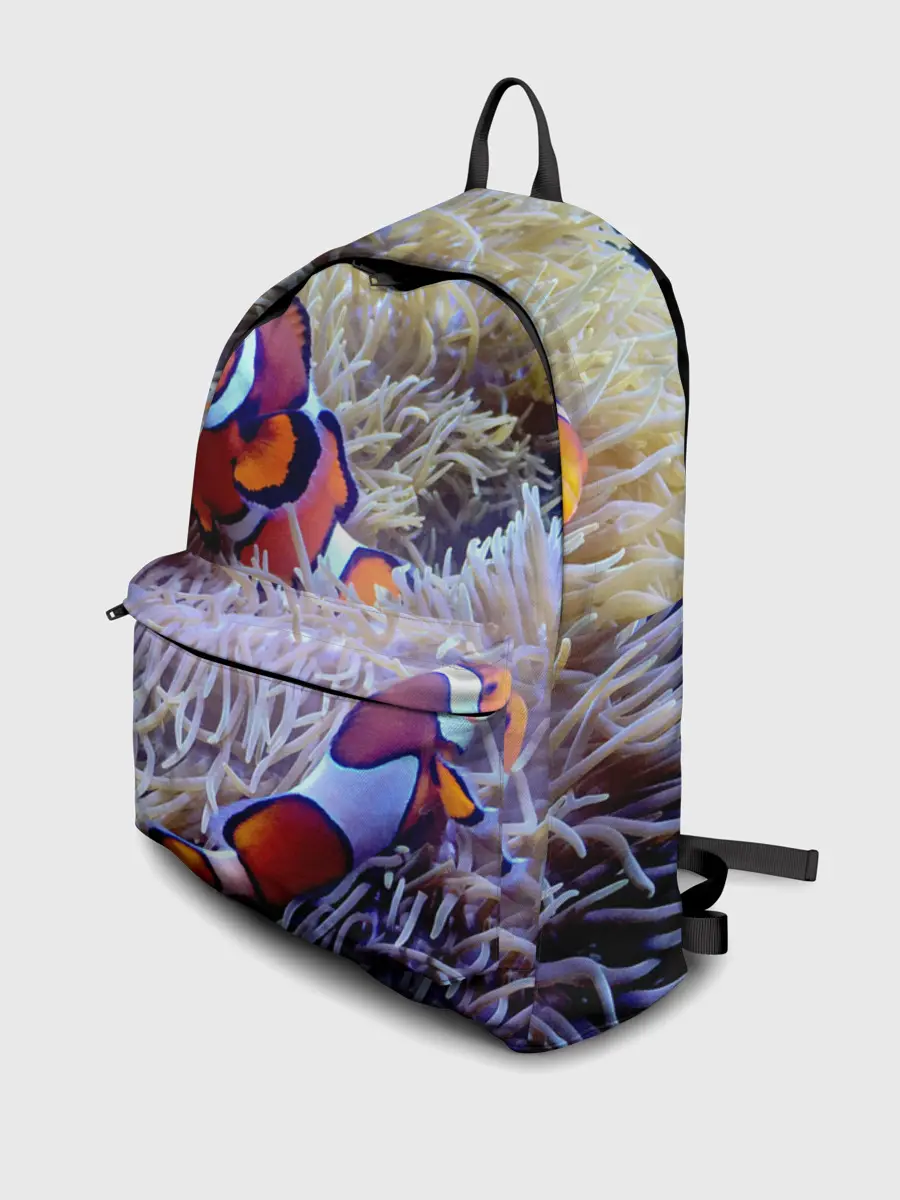 Рюкзак джинсовый / Клоуны в актинии