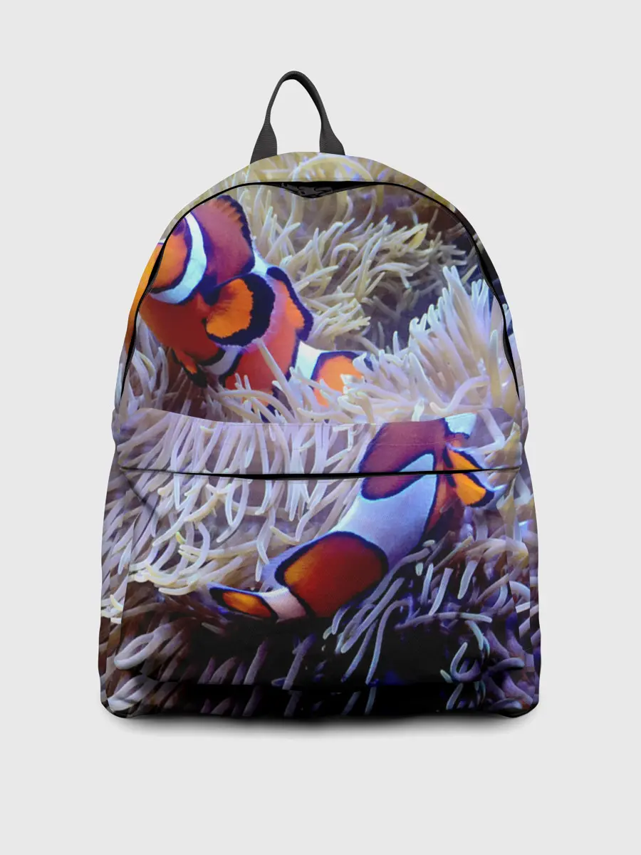 Рюкзак джинсовый / Клоуны в актинии