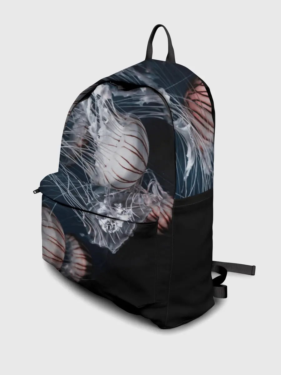 Рюкзак джинсовый / Медузы