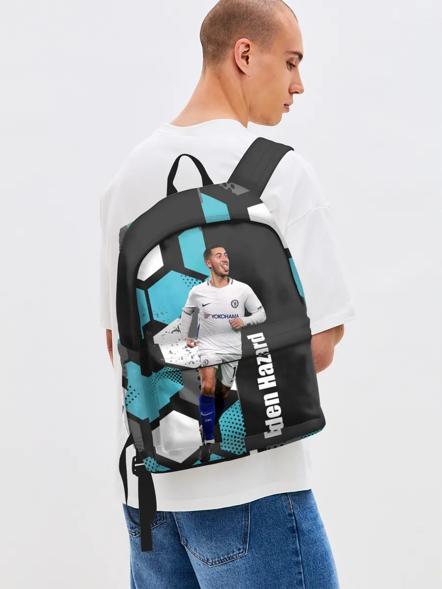 Рюкзак джинсовый / Эден Азар