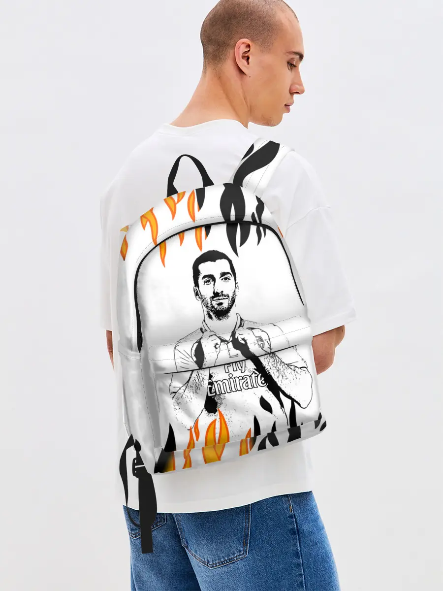 Рюкзак джинсовый / Генрих Мхитарян