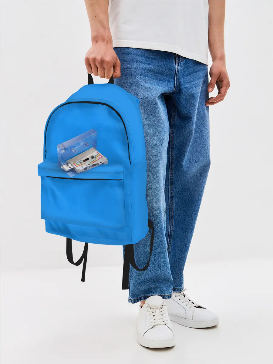 Рюкзак джинсовый / РетРо КаСеТа