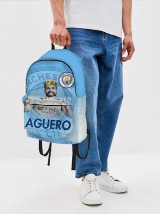Рюкзак джинсовый / СЕРХИО АГУЭРО / SERGIO AGUERO