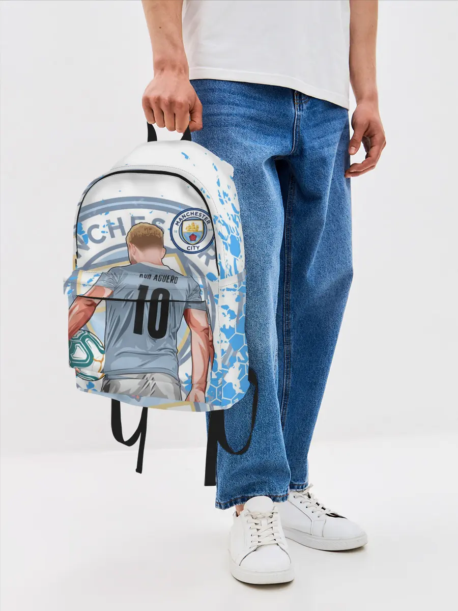 Рюкзак джинсовый / СЕРХИО АГУЭРО / SERGIO AGUERO