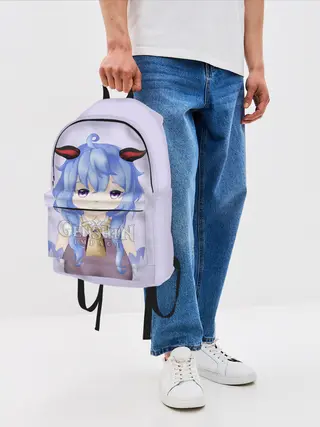 Рюкзак джинсовый / GENSHIN IMPACT / ГАНЬ ЮЙ