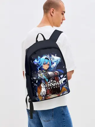 Рюкзак джинсовый / Eula / Genshin Impact