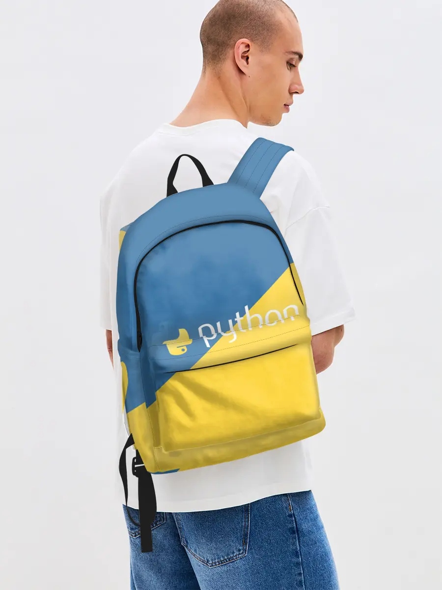 Рюкзак джинсовый / Python