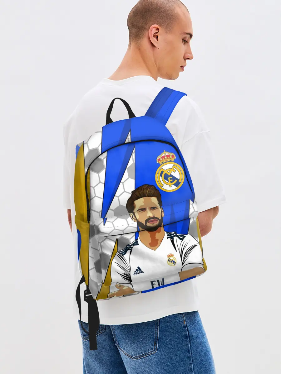 Рюкзак джинсовый / СЕРХИО РАМОС / РЕАЛ МАДРИД