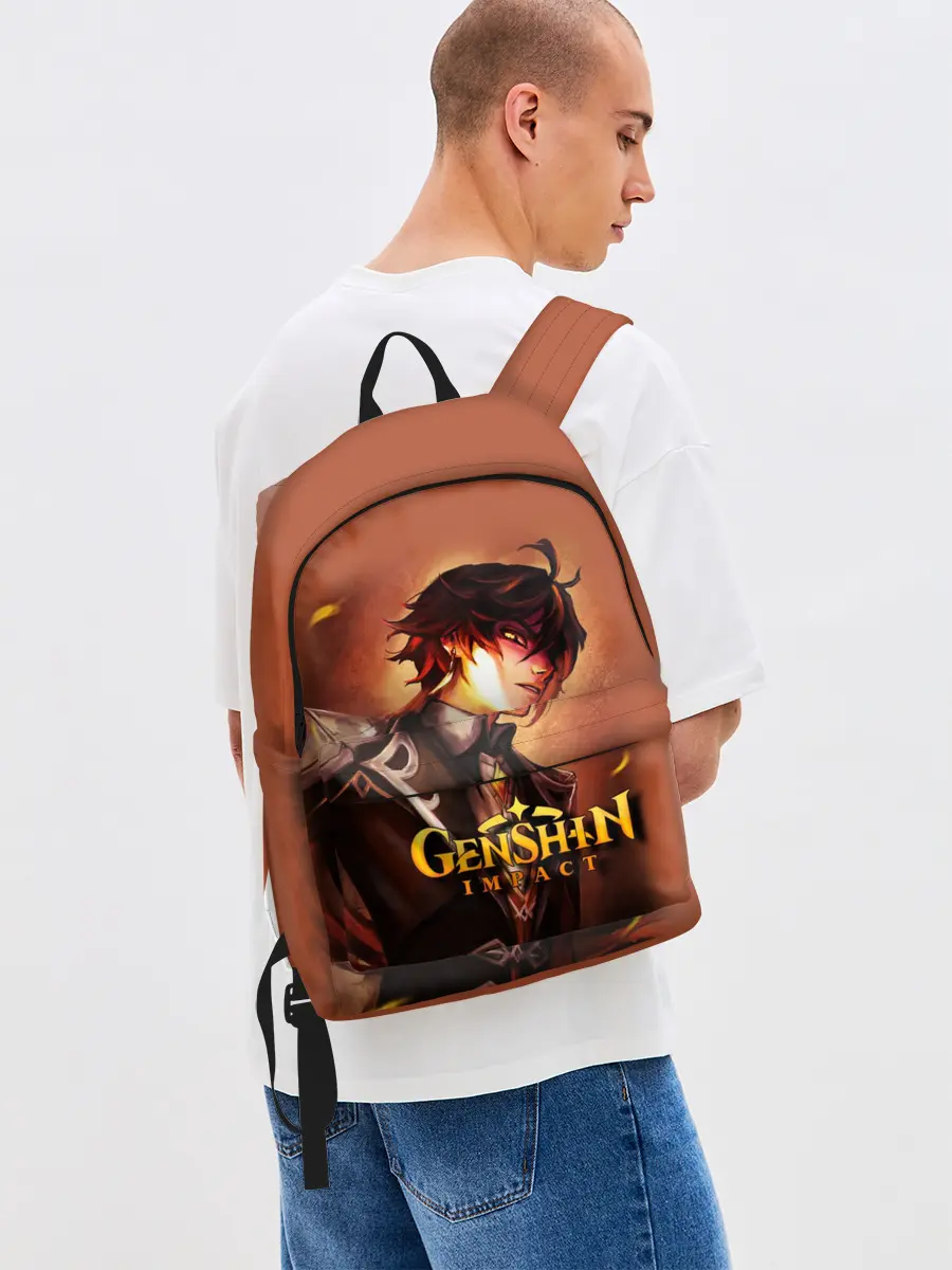 Рюкзак джинсовый / GENSHIN IMPACT / ZHONGLI