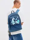 Рюкзак джинсовый / Два дельфина