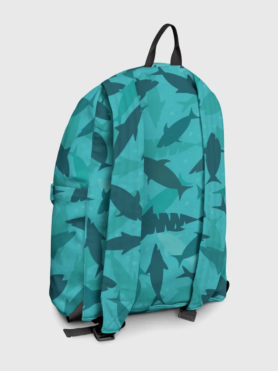 Рюкзак джинсовый / Морские жители