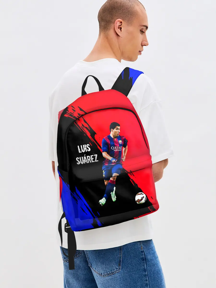 Рюкзак джинсовый / Луис Суарес