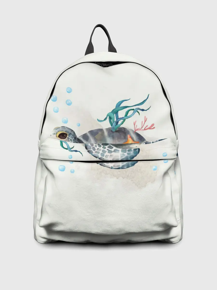 Рюкзак джинсовый / черепашка