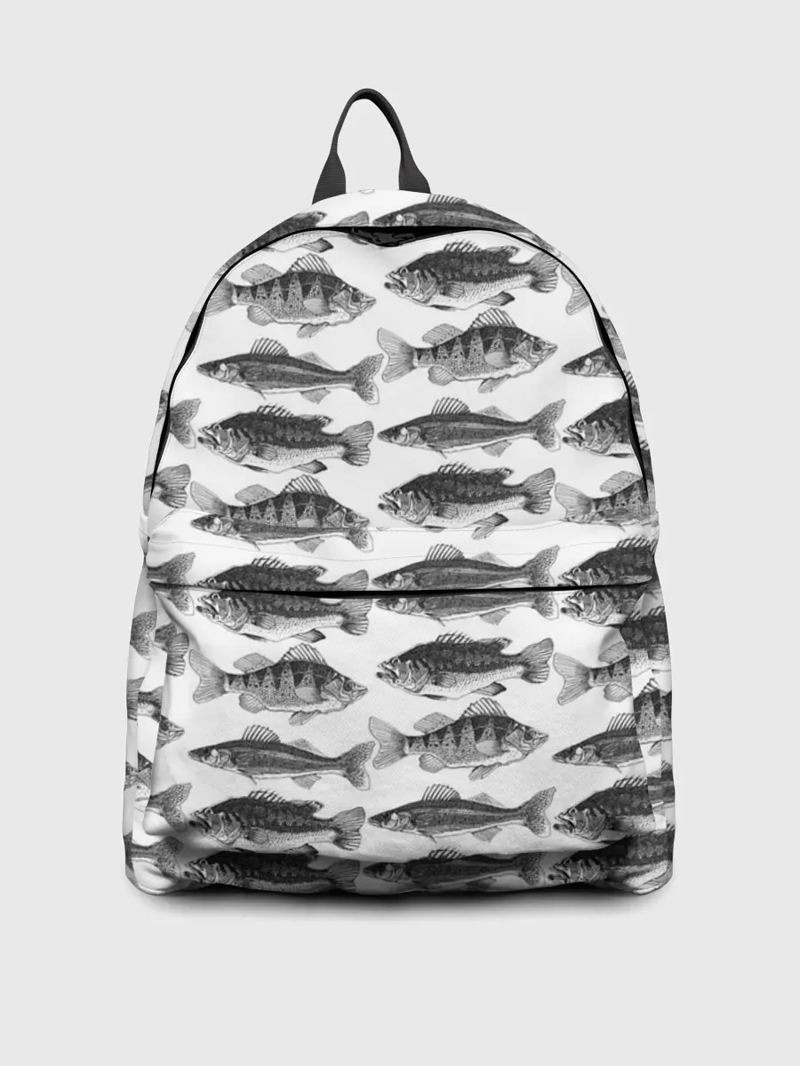 Рюкзак джинсовый / рыбки