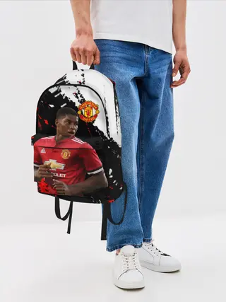 Рюкзак джинсовый / Manchester United: Рашфорд.