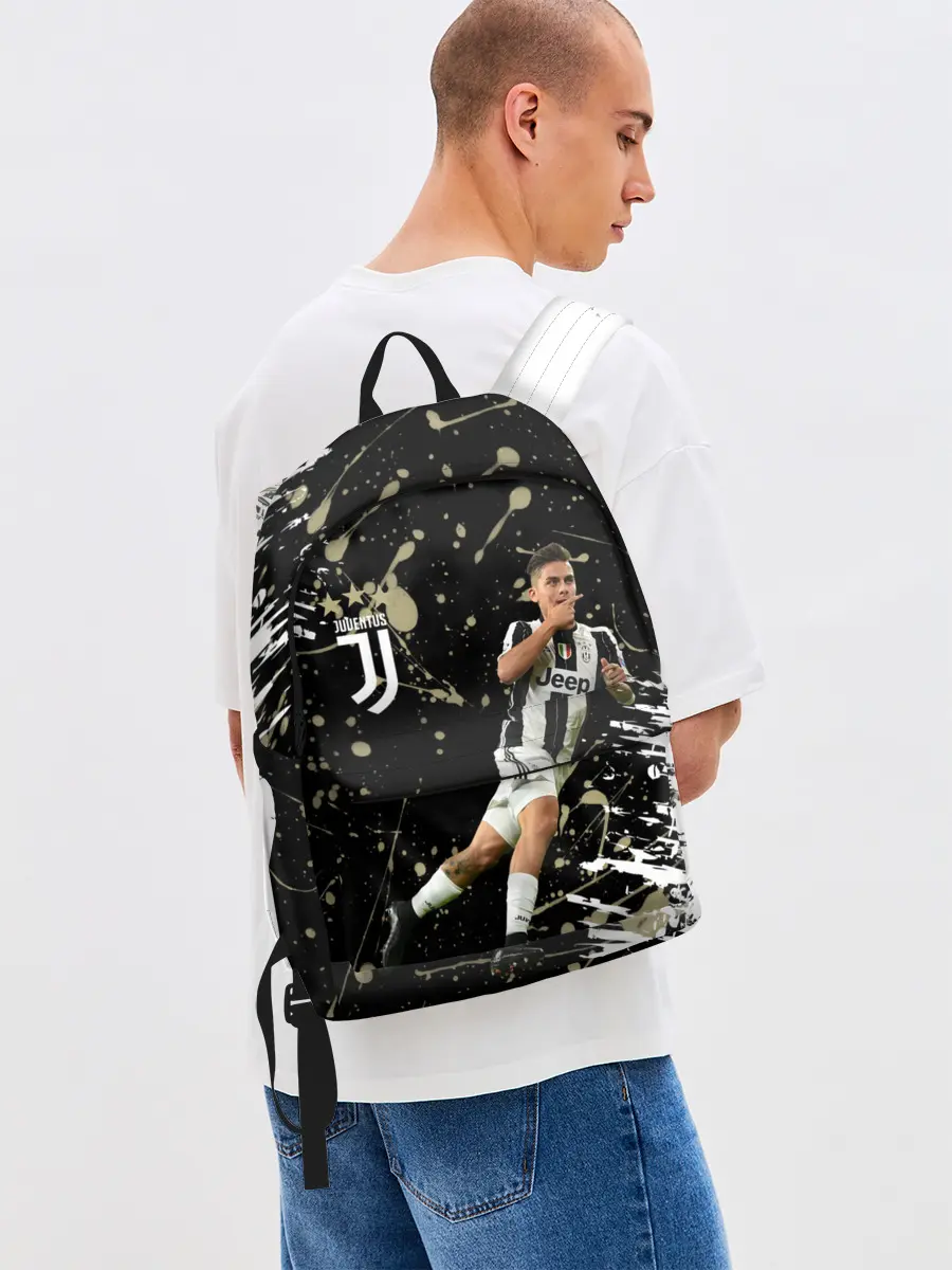 Рюкзак джинсовый / Juventus: Пауло Дибала.