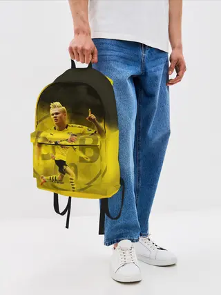 Рюкзак джинсовый / ЭРЛИНГ ХОЛАНД / ERLING HAALAND