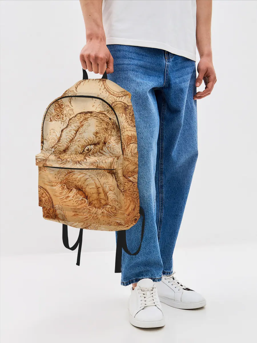 Рюкзак джинсовый / Кракен