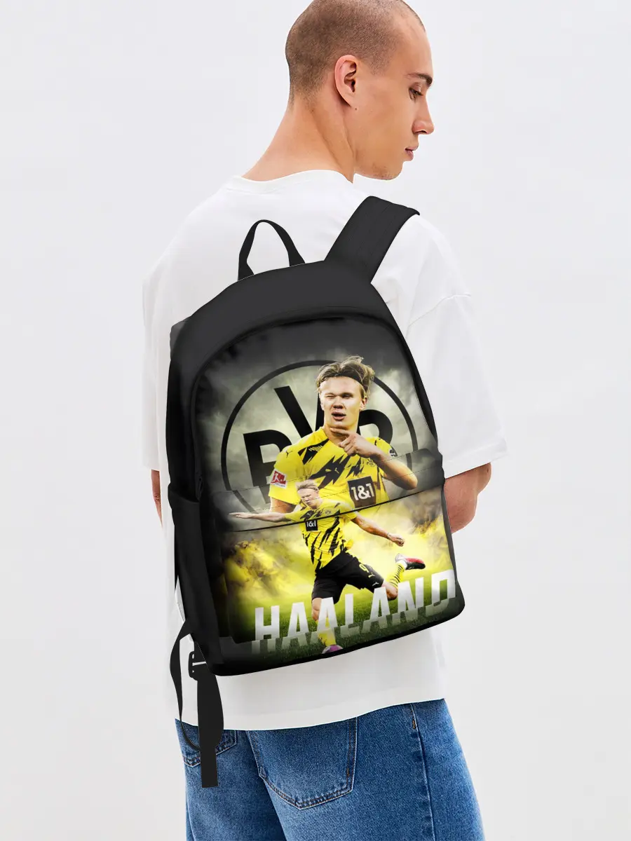 Рюкзак джинсовый / ЭРЛИНГ ХОЛАНД / ERLING HAALAND