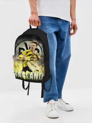 Рюкзак джинсовый / ЭРЛИНГ ХОЛАНД / ERLING HAALAND