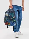 Рюкзак джинсовый / Морская черепаха