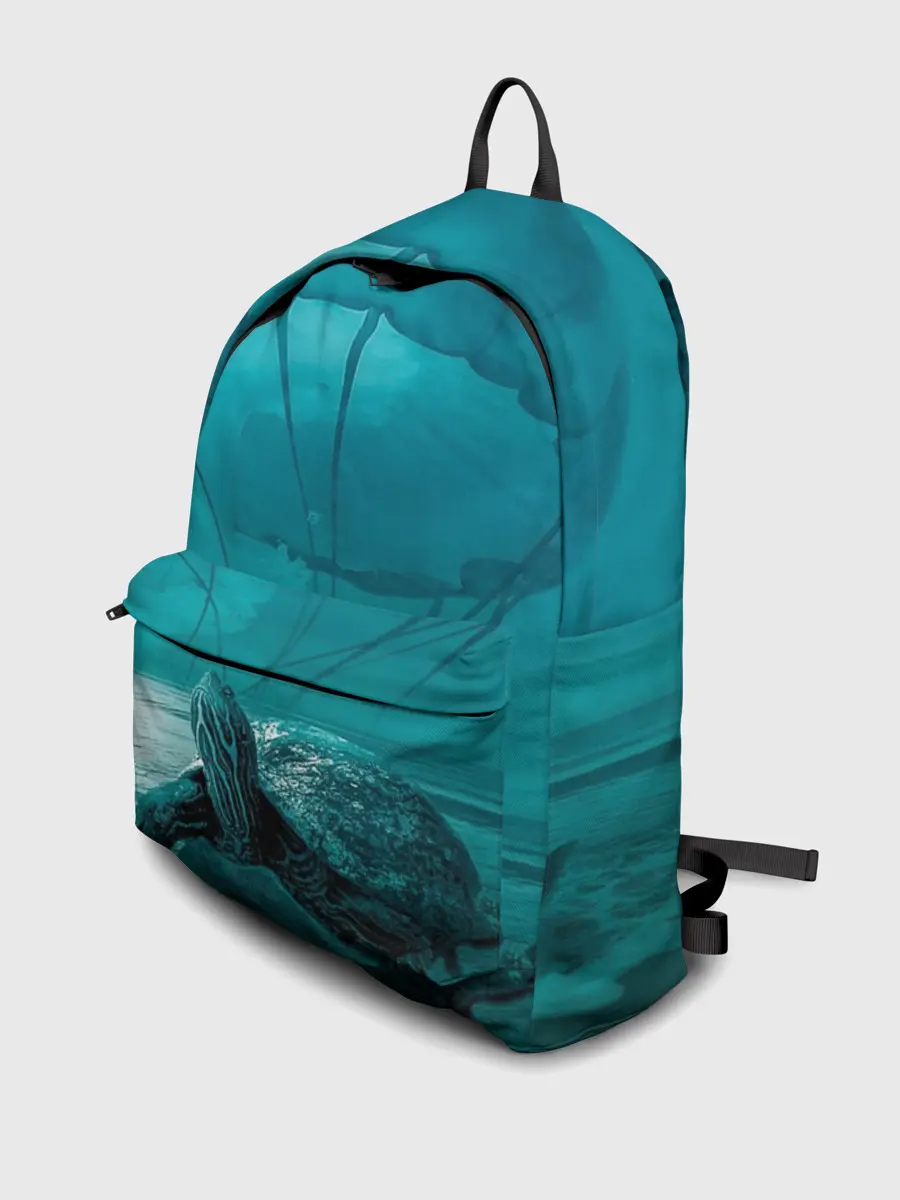 Рюкзак джинсовый / Медуза и черепаха