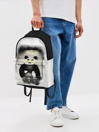 Рюкзак джинсовый / Yami: hight IQ 3D