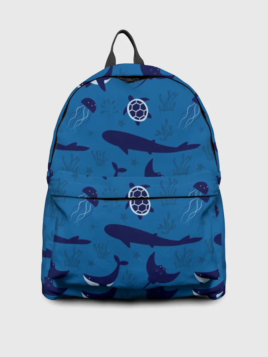 Рюкзак джинсовый / Подводный мир