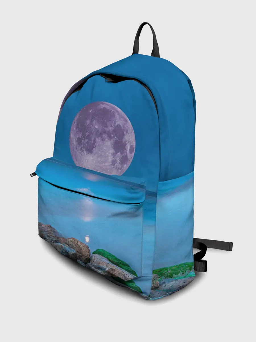 Рюкзак джинсовый / Лунный пляж