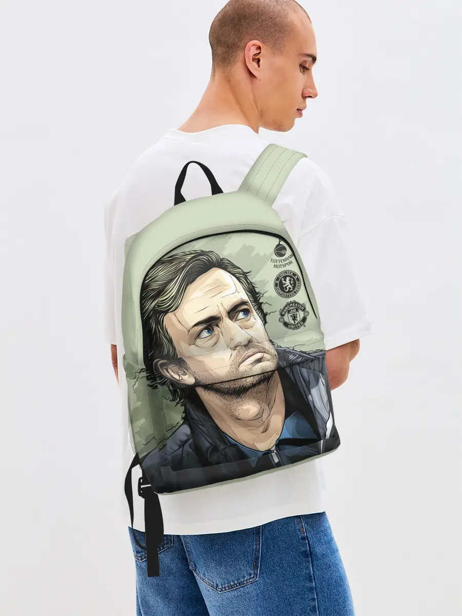 Рюкзак джинсовый / Жозе Моуринью