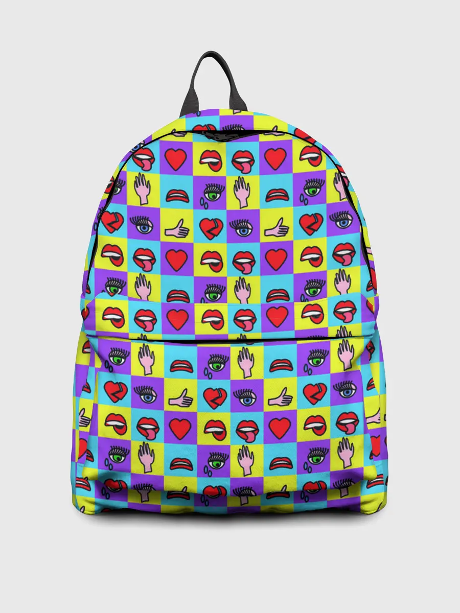 Рюкзак джинсовый / Поп-арт