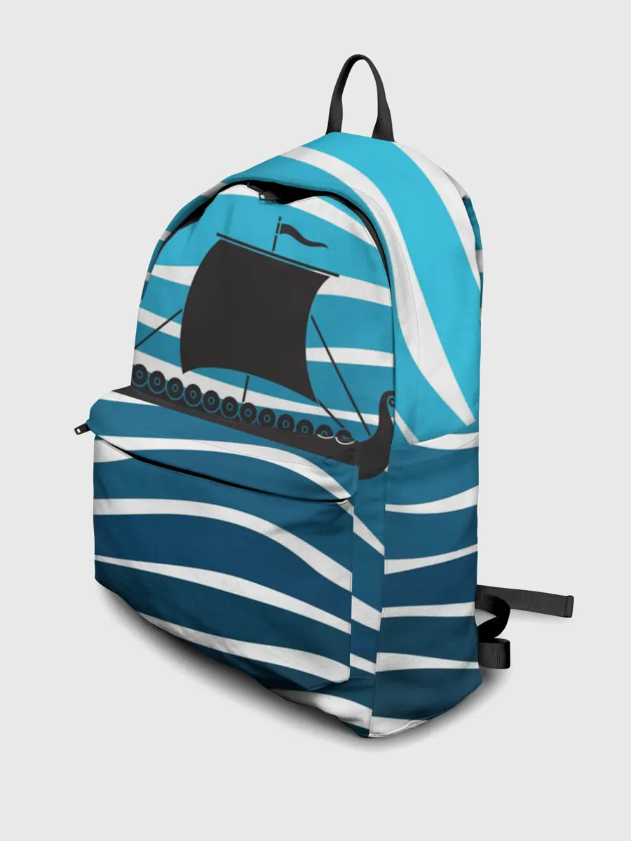 Рюкзак джинсовый / Корабль