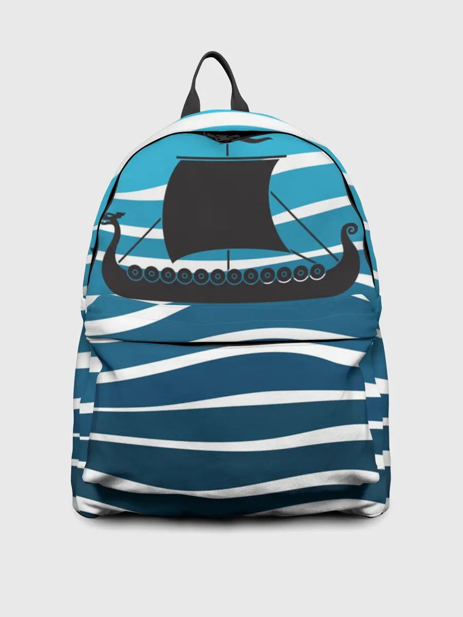 Рюкзак джинсовый / Корабль